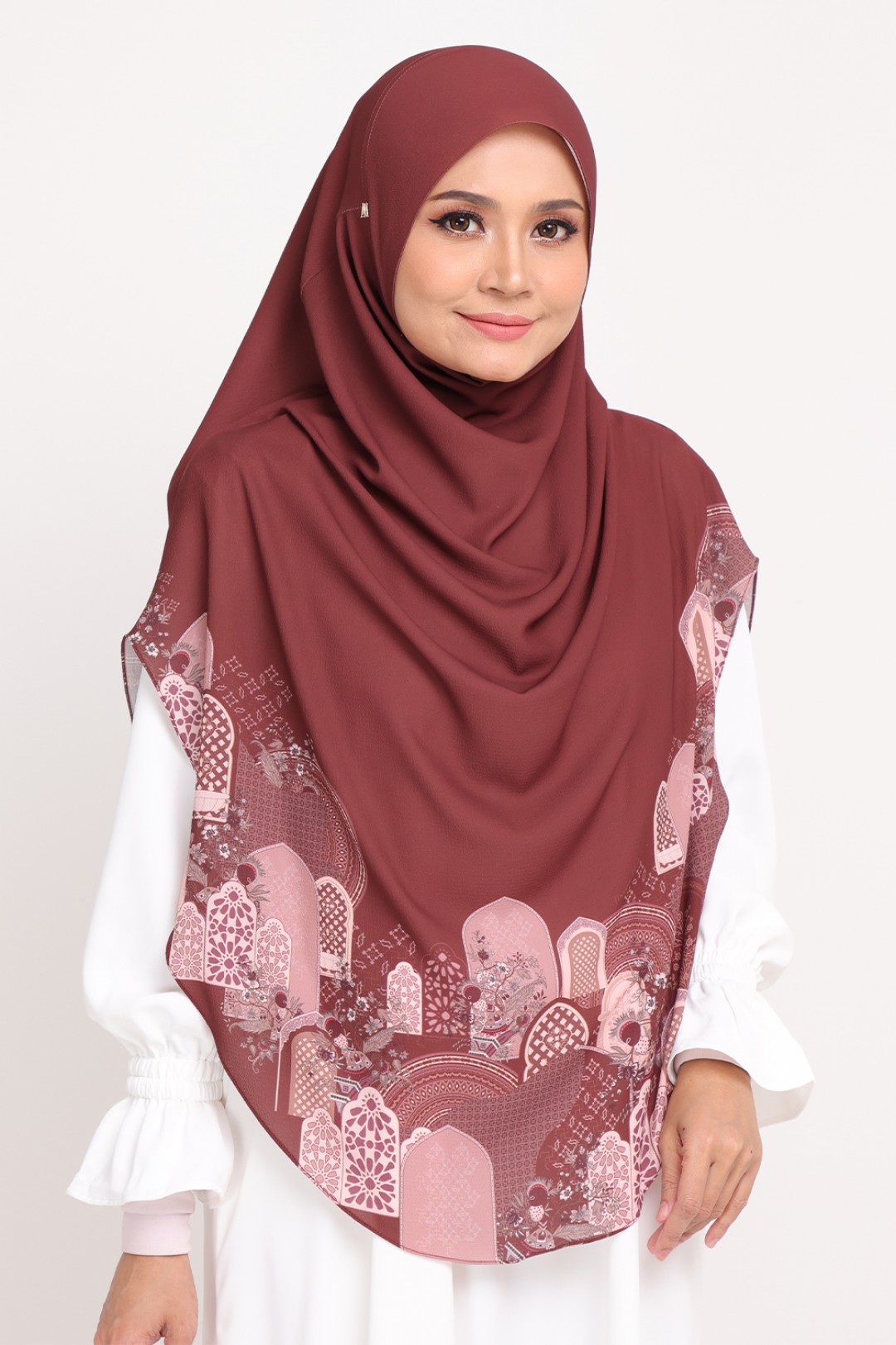 [AS-IS]-Umma Printed Raudhah Red Beans