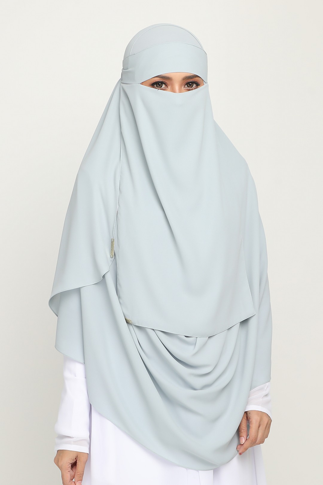 Niqab Light Grey