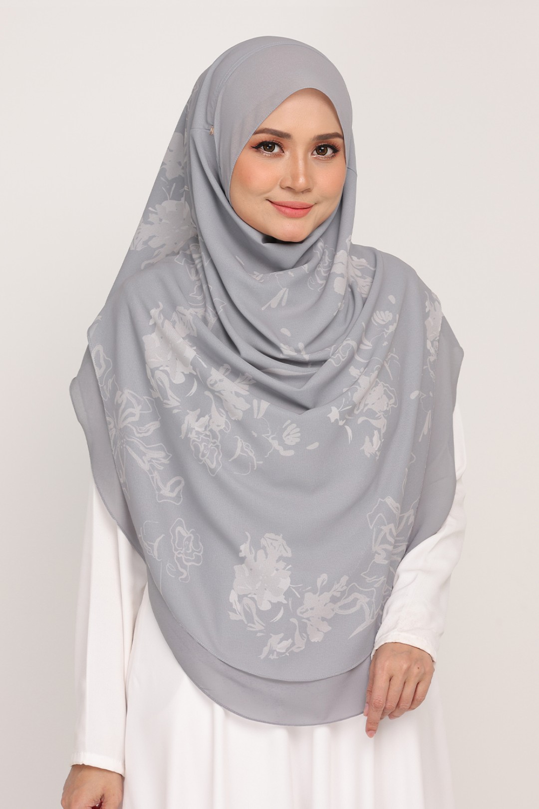 [AS-IS]-Umma Printed 2-Layer Silver Mist