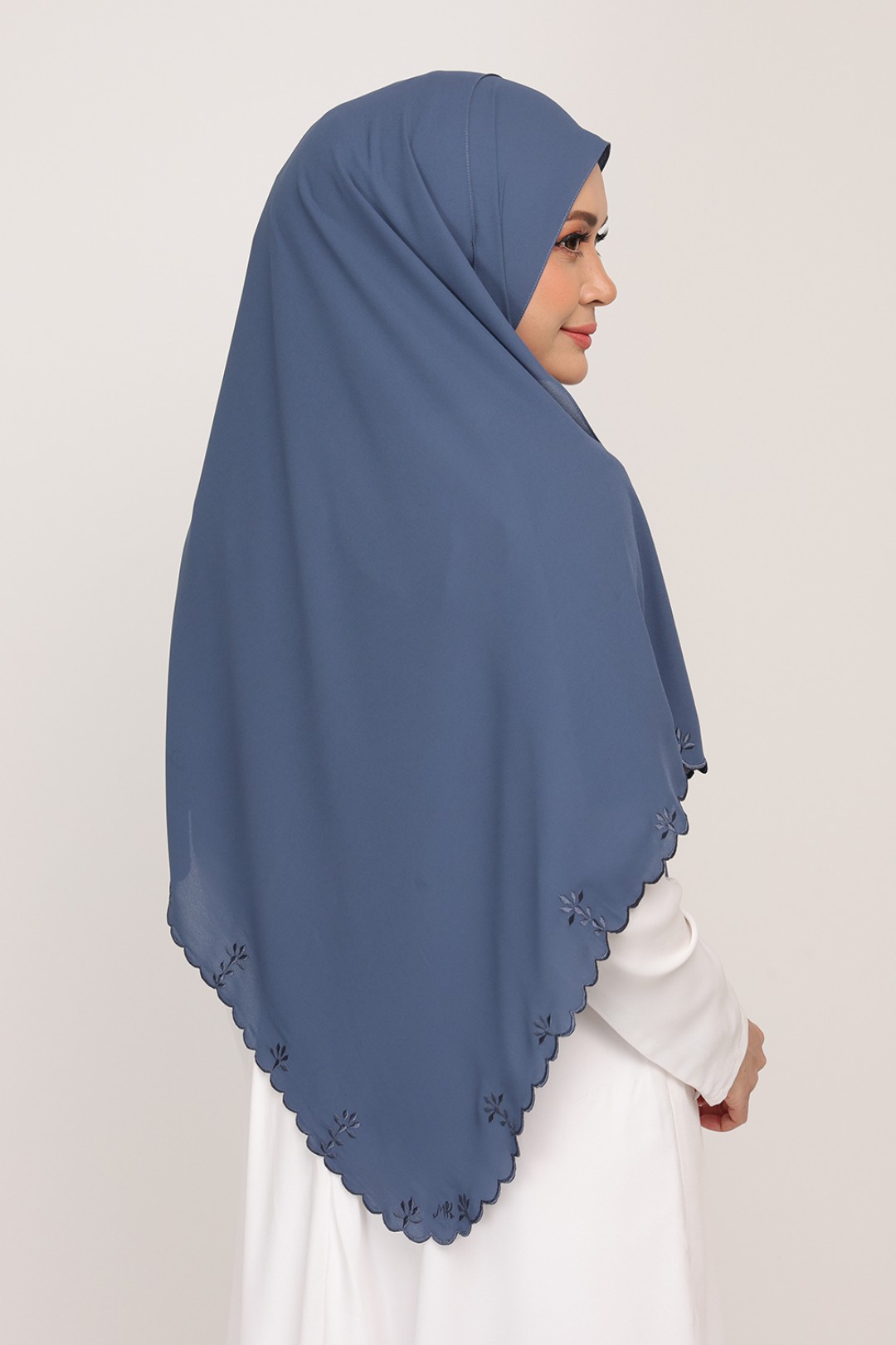 [AS-IS]-Shawl Sulam Slate Charcoal