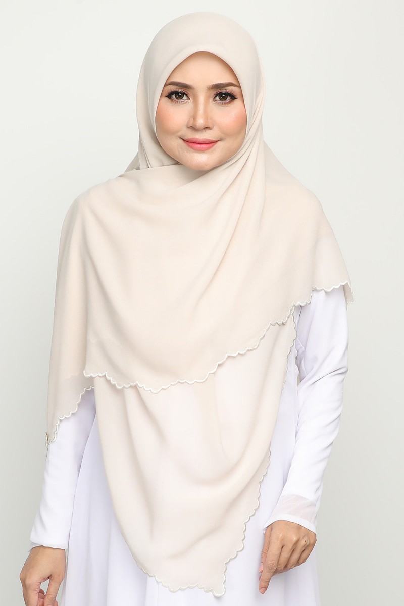As-Is Bawal Sulam Soft Ivory