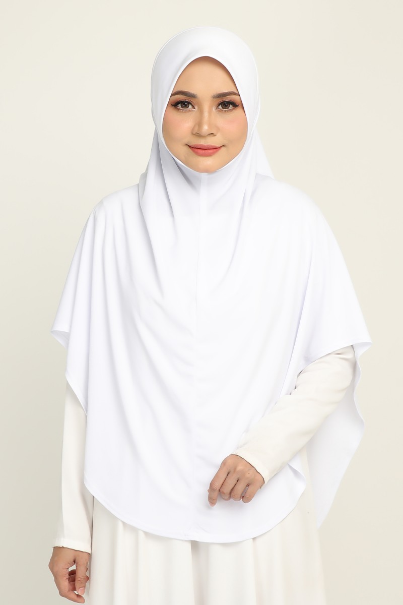 Sarung Qalansiyyah Solid White
