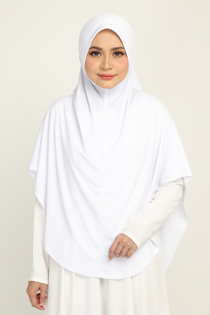 Sarung Qalansiyyah Solid White