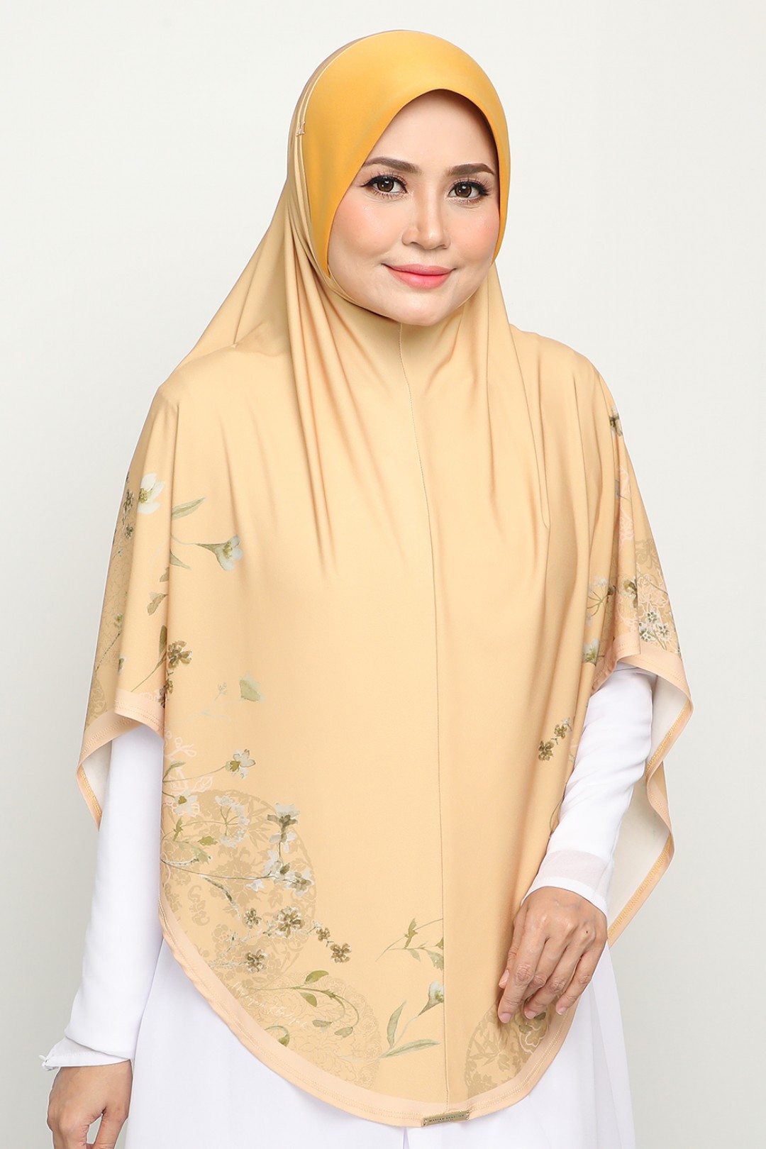 Sarung Printed Najdiyyah Pale Mustard