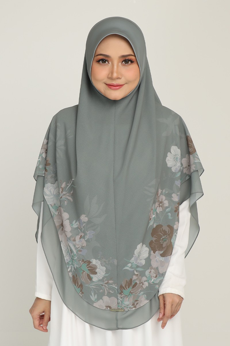 [AS-IS]-Sarung Printed Budi Teal Grey