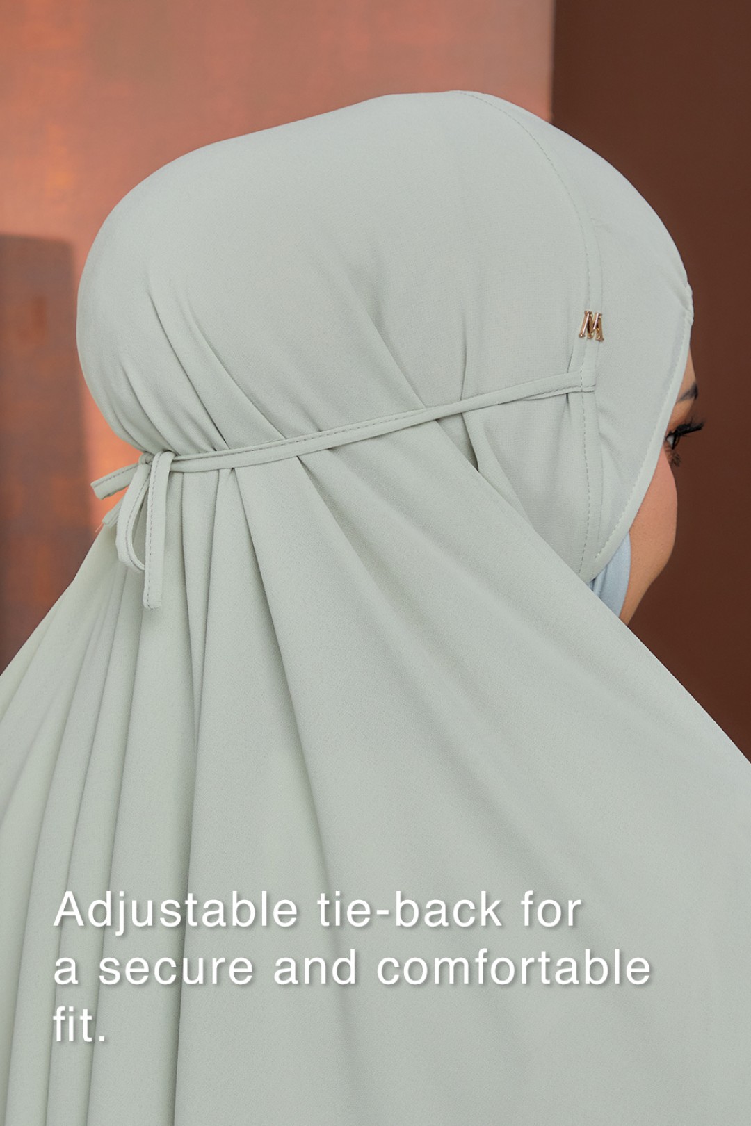 Mini Telekung Fatimah Pale Grey