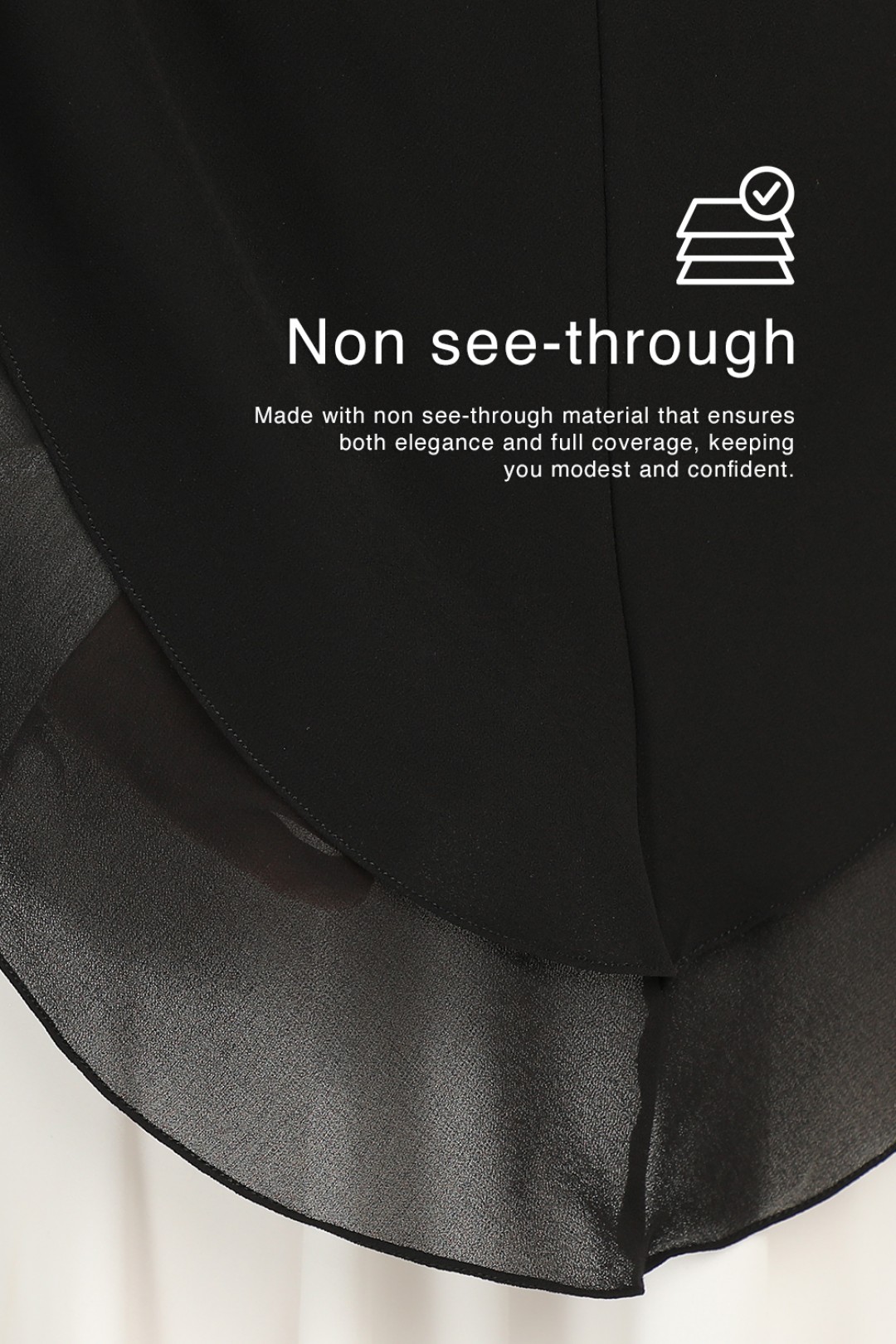 Khimar 2-Layer Remdi Grey
