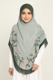 [AS-IS]- Sarung Printed Jiwa Palm Green