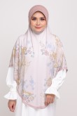 Sarung Printed Saadiyyah Pink Snow