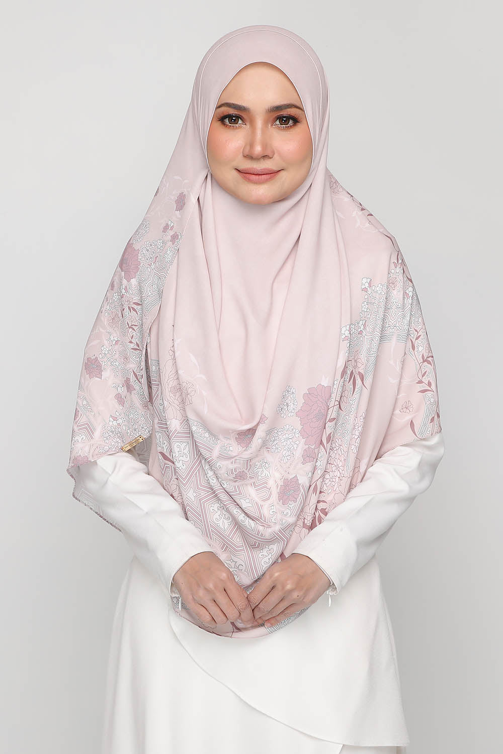 Long Shawl Raudah Tickled Pink