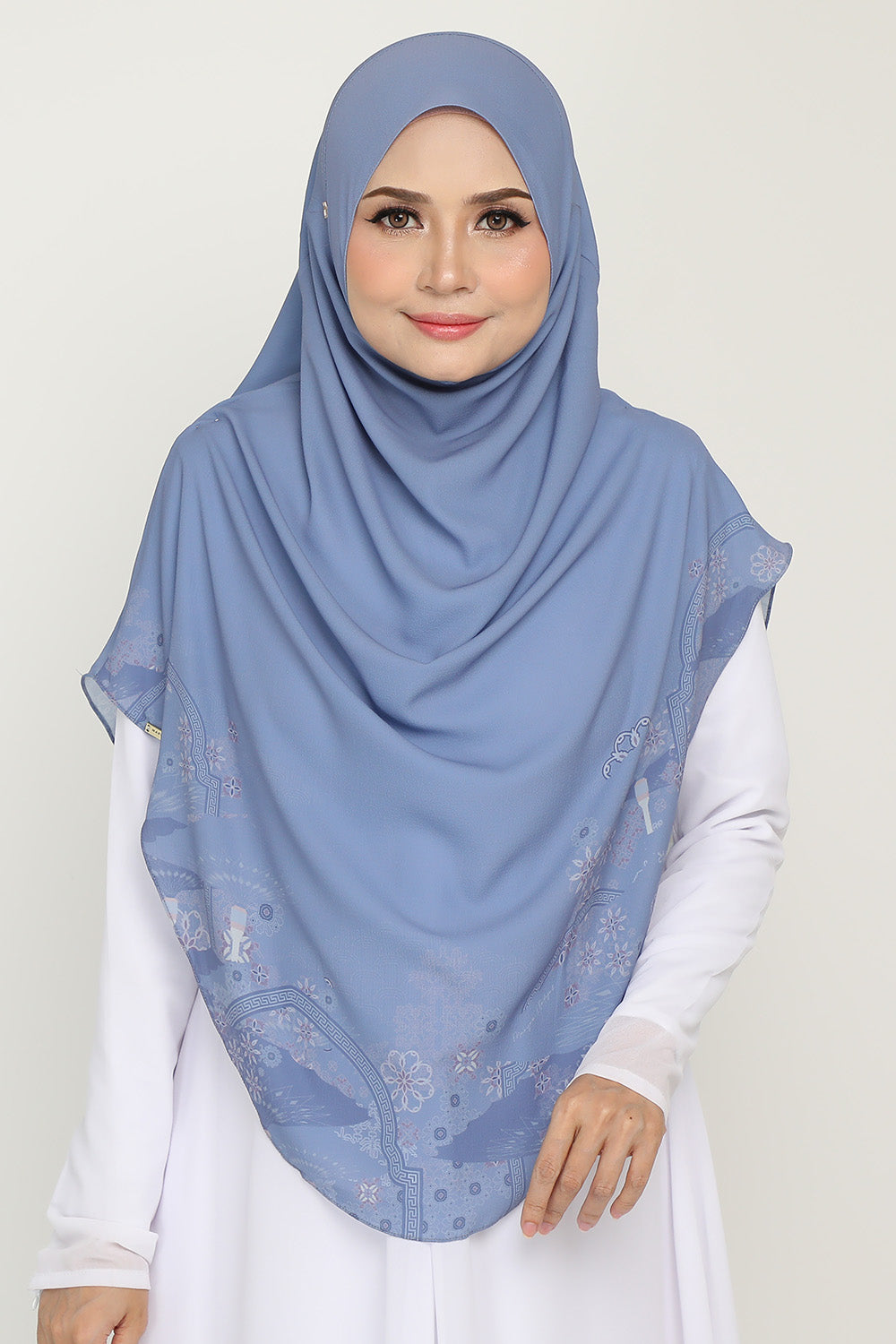 [MKB] Umma Printed Raudhah Bright Blue