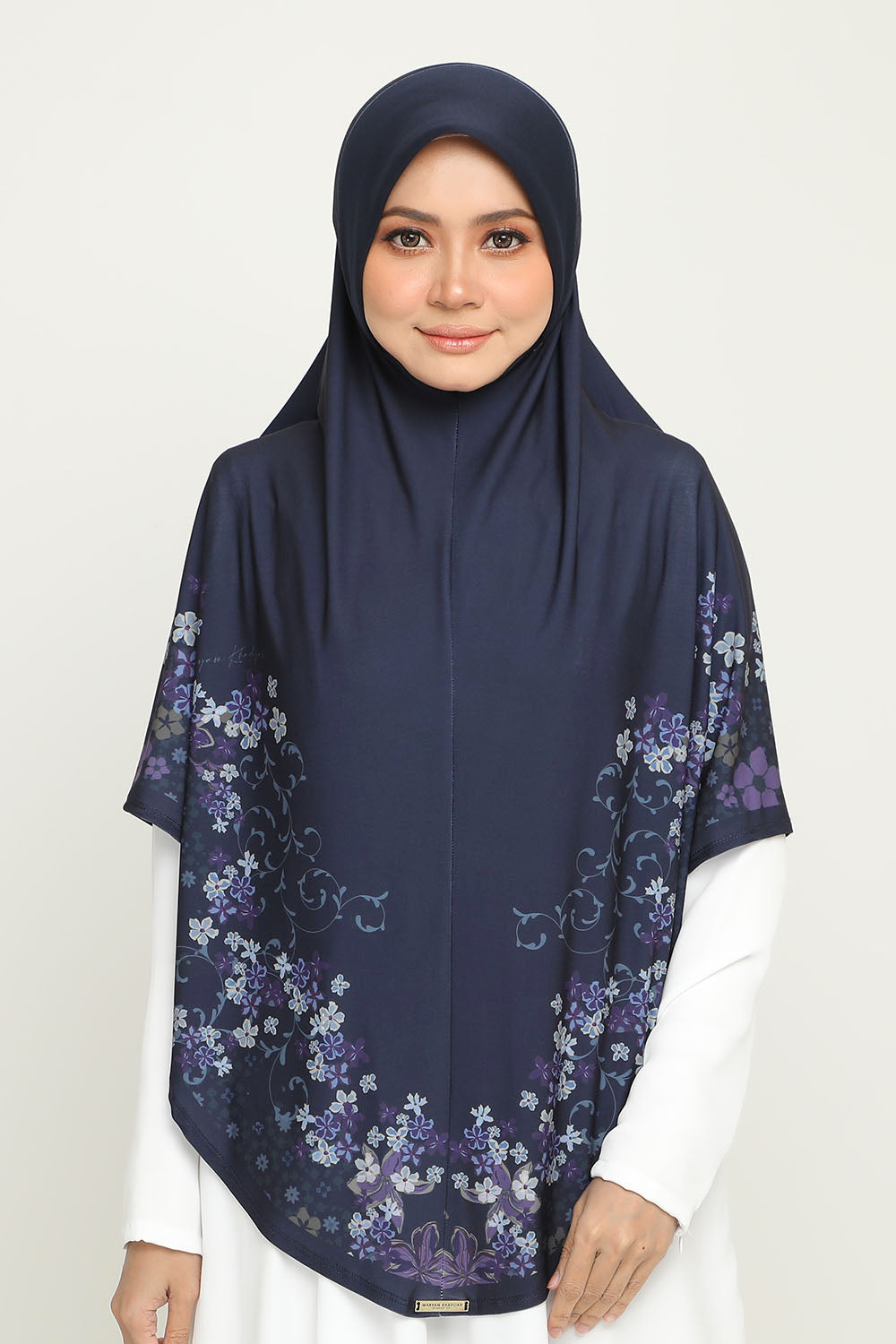 Sarung Printed Khamsiyyah Deep Navy