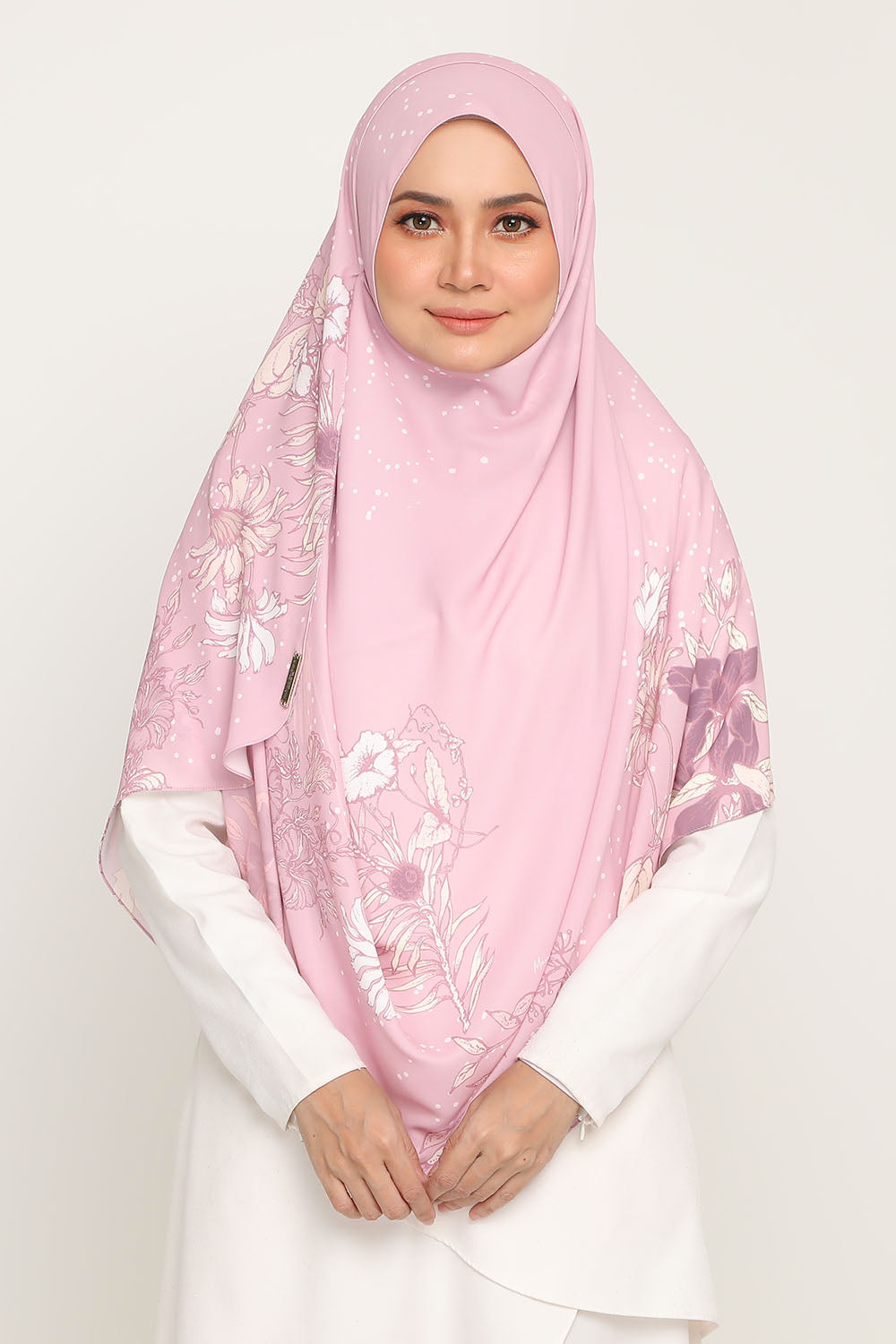 Instant Printed Floral Pink