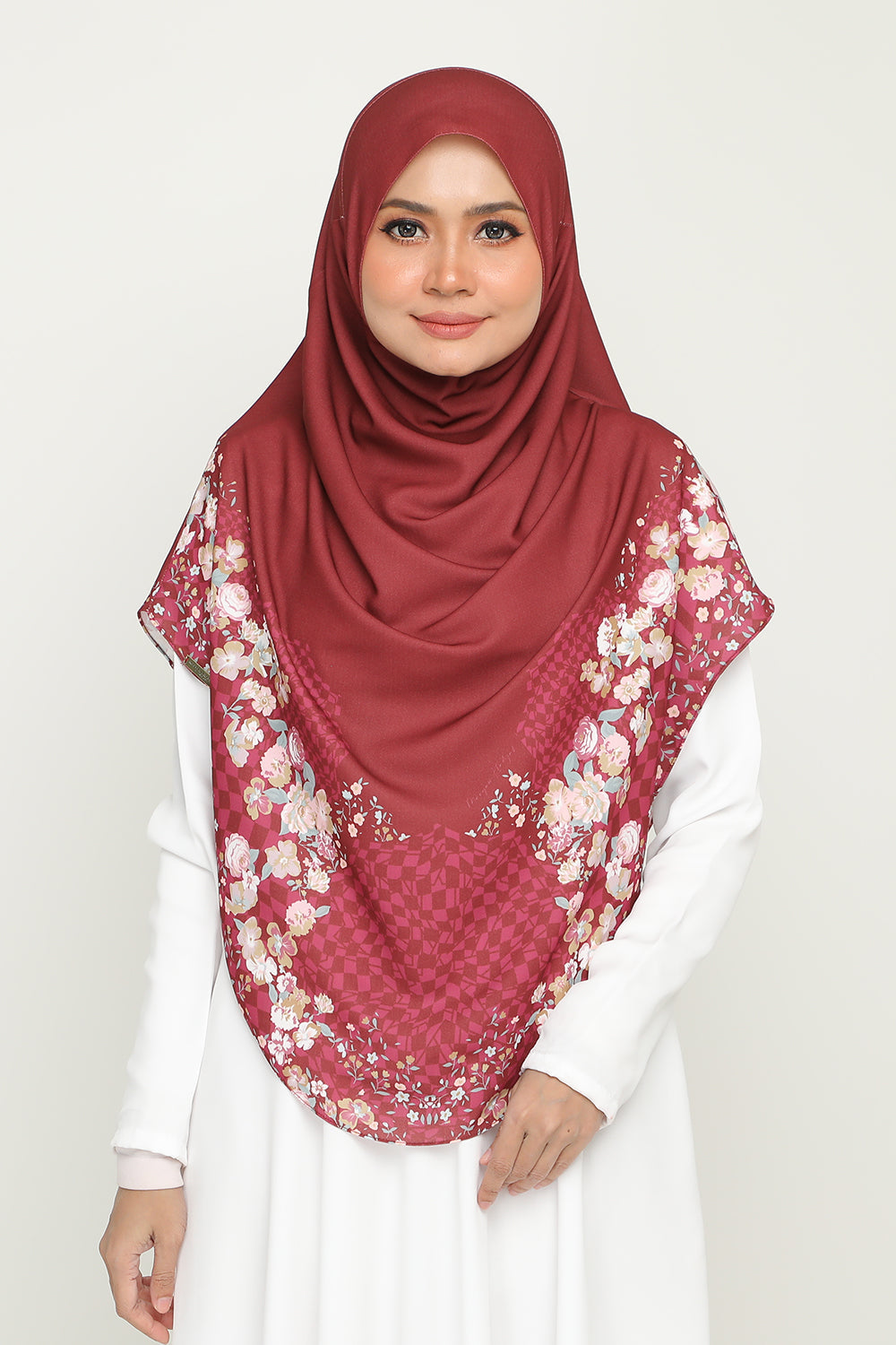 [MKB] Umma Printed Sepora Pinkish Red