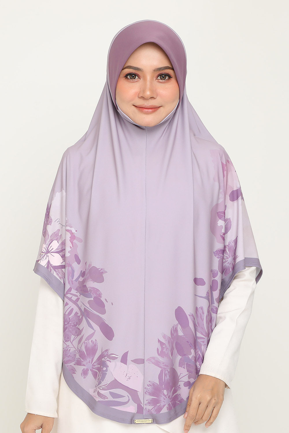 Sarung Printed Noursiyyah Purple Ash