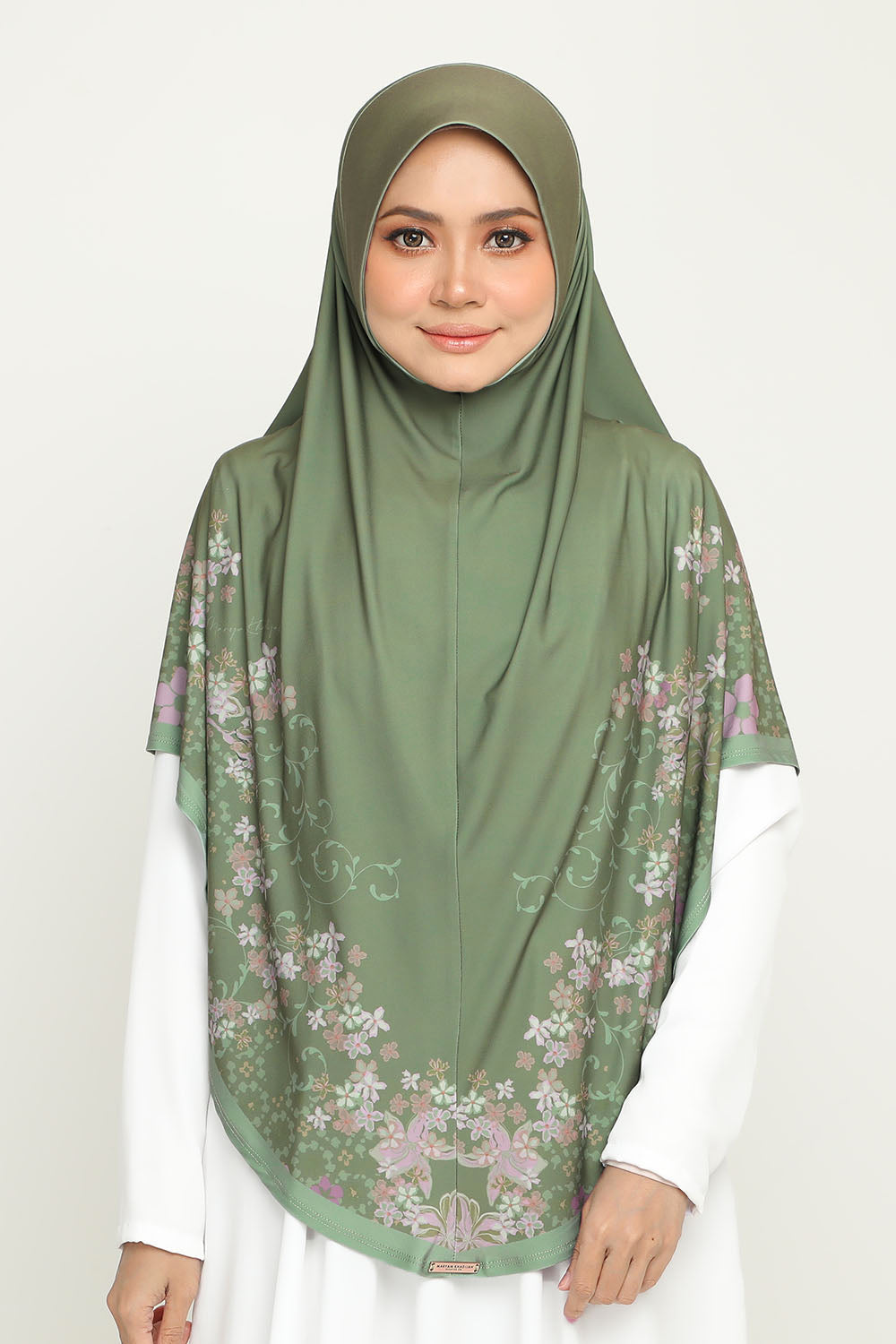 Sarung Printed Khamsiyyah Slimy Olive