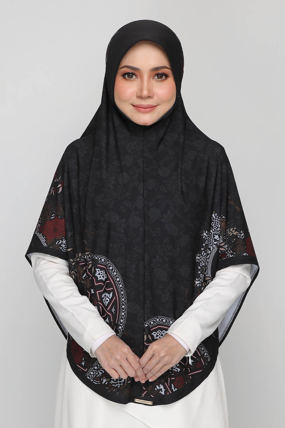 Sarung Raudah Metallic Black