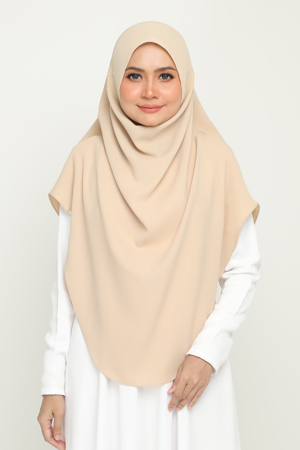 Sarung Umma Plain Cream Horn