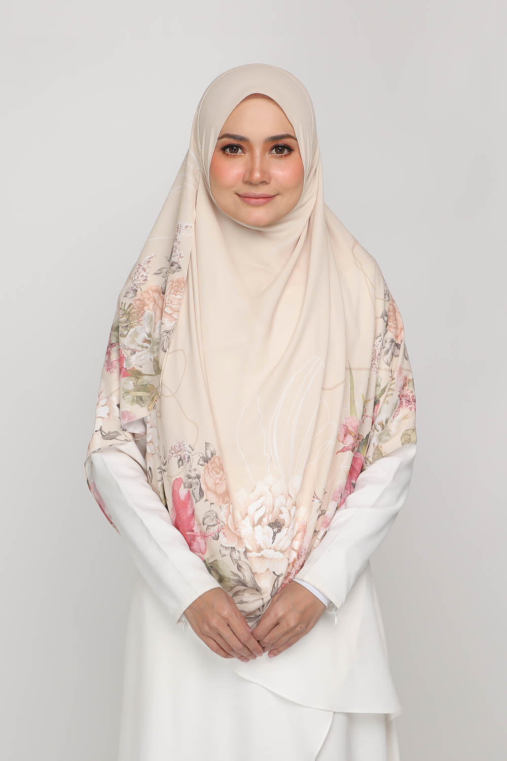 Long Shawl Kaia Crown Pink