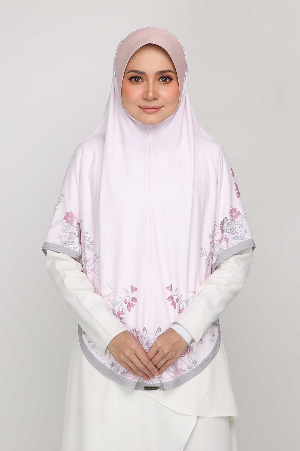 Sarung Printed Raia Pink Lace