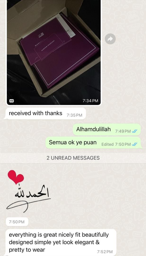 Mini Telekung Fatimah Alice White