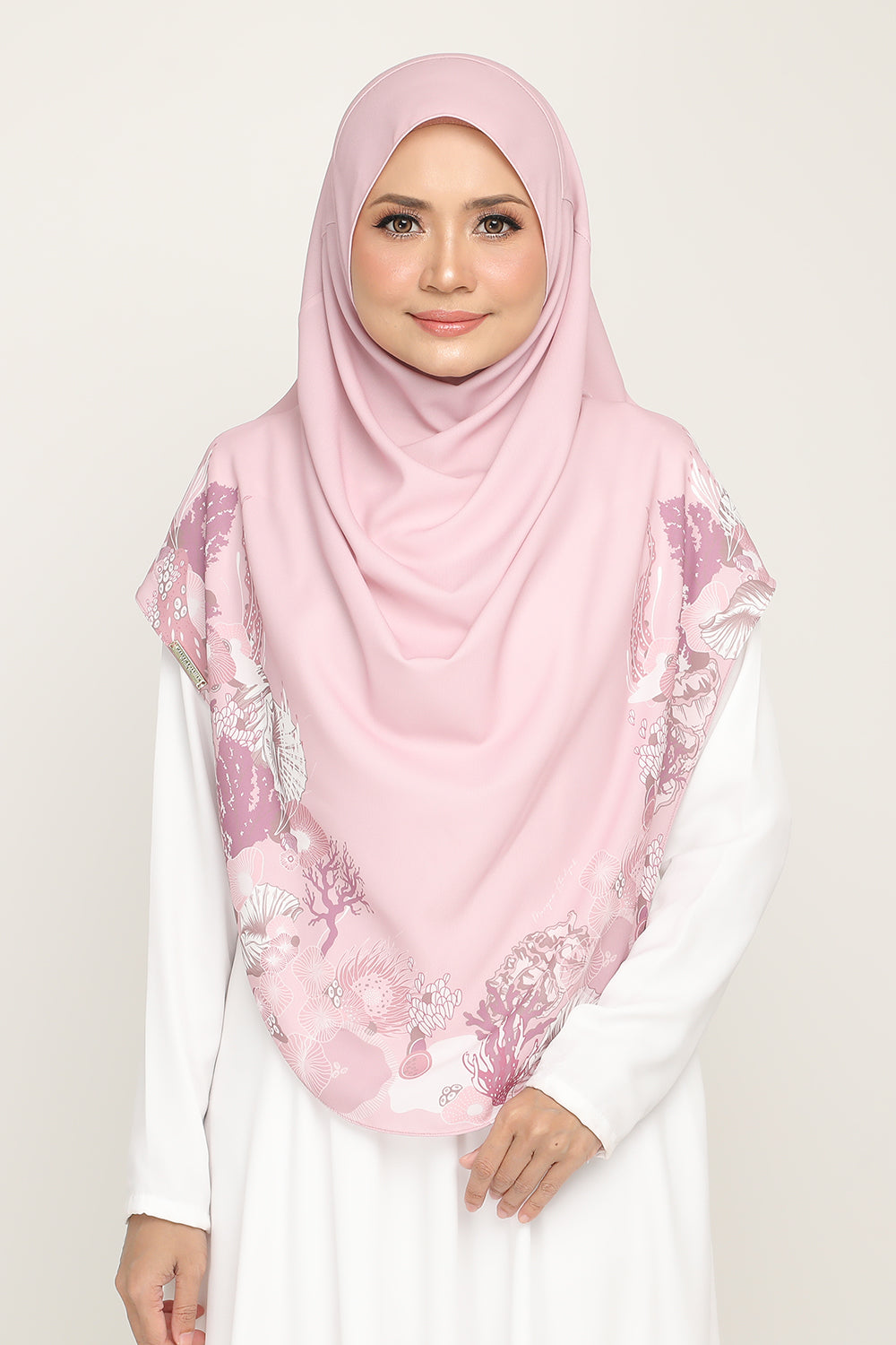 Sarung Umma Printed Marine Sea Pink (R)