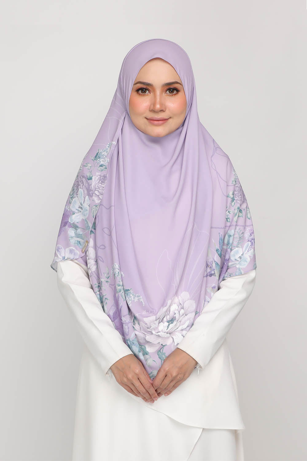 Instant Printed Kaia Thistle Mauve